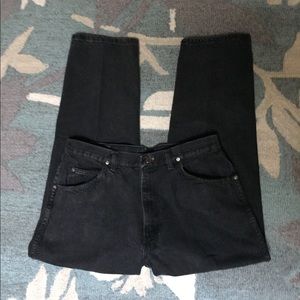 Wrangler Men’s Black Jeans  36 x 30